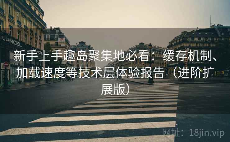 新手上手趣岛聚集地必看：缓存机制、加载速度等技术层体验报告（进阶扩展版）