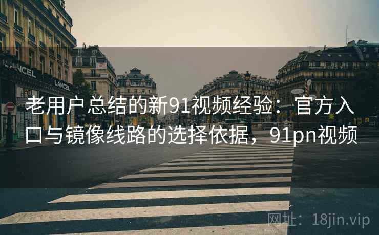 老用户总结的新91视频经验：官方入口与镜像线路的选择依据，91pn视频