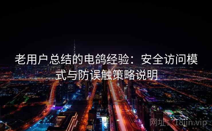 老用户总结的电鸽经验：安全访问模式与防误触策略说明