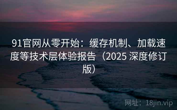 91官网从零开始：缓存机制、加载速度等技术层体验报告（2025 深度修订版）