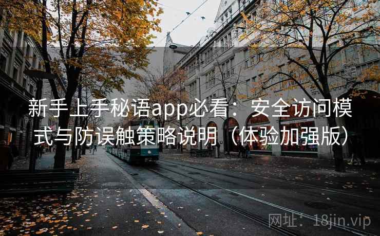 新手上手秘语app必看：安全访问模式与防误触策略说明（体验加强版）