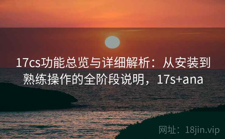 17cs功能总览与详细解析：从安装到熟练操作的全阶段说明，17s+ana