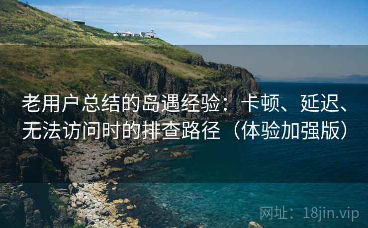 老用户总结的岛遇经验：卡顿、延迟、无法访问时的排查路径（体验加强版）